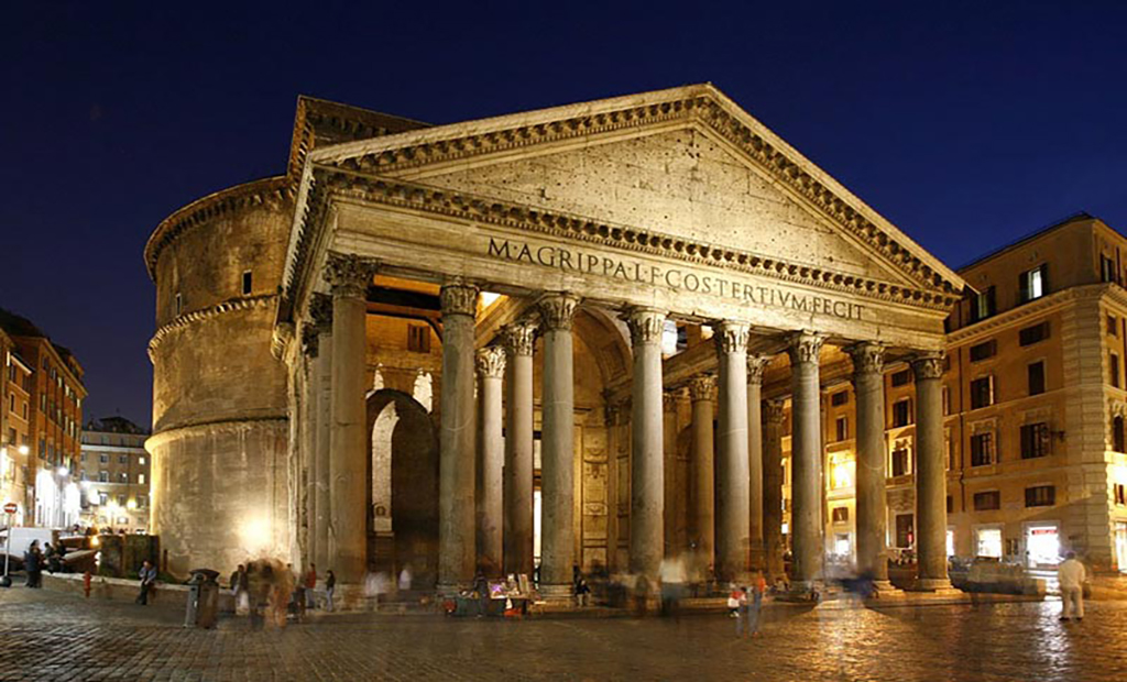 معبد پانتئون شهر رم ایتالیا