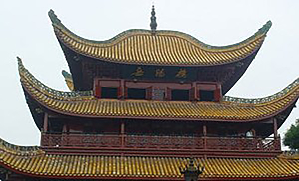 سقف یک بنای چینی(سنگ طبیعی)