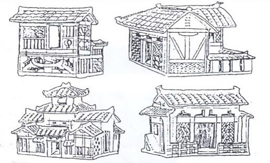 معماری خانه های اولیه(نمای ساختمان)