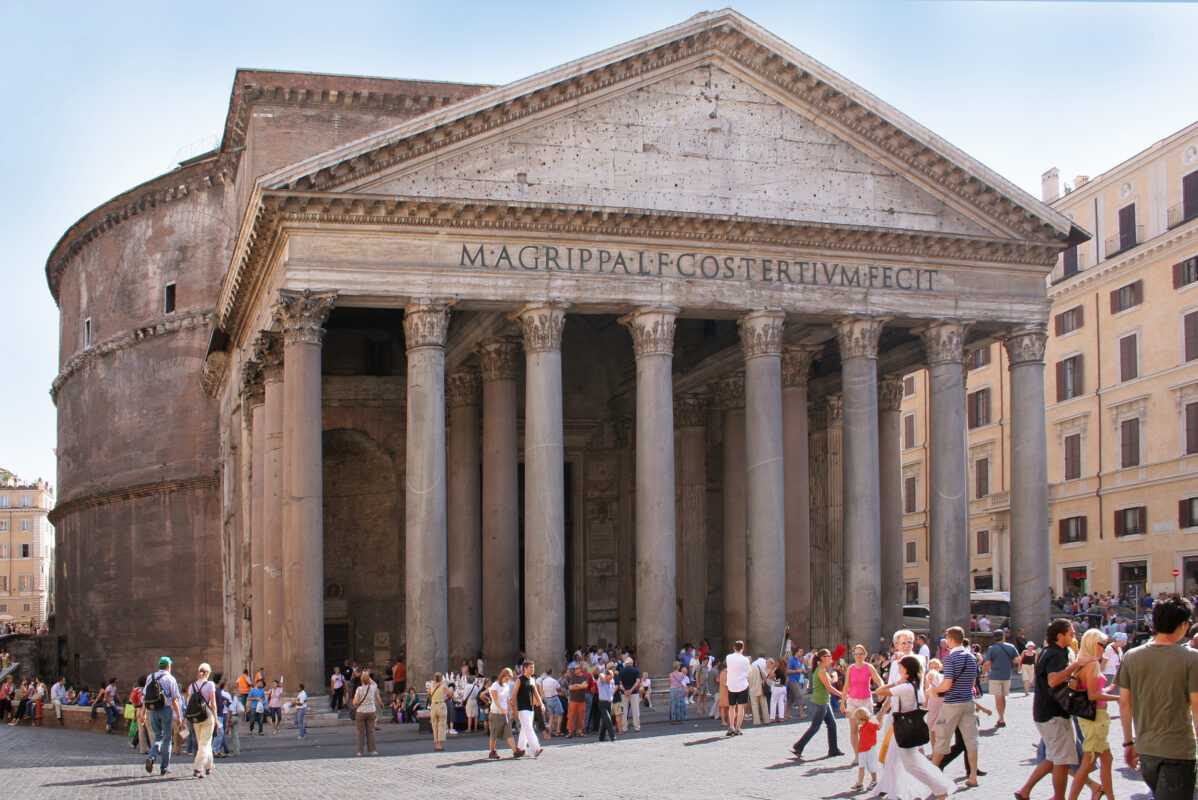 معماری معبد پانتئون رم (خرید سنگ)
